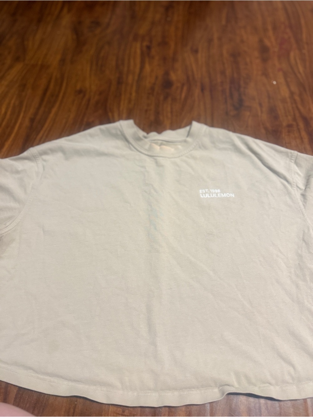 lululemon athletica Crew Tee in Sage Green